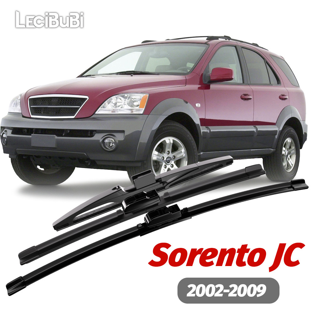 1set Front & Rear Windshield Wiper Blades Windscreen Wipers For KIA Sorento JC 2002-2009 2003 2004