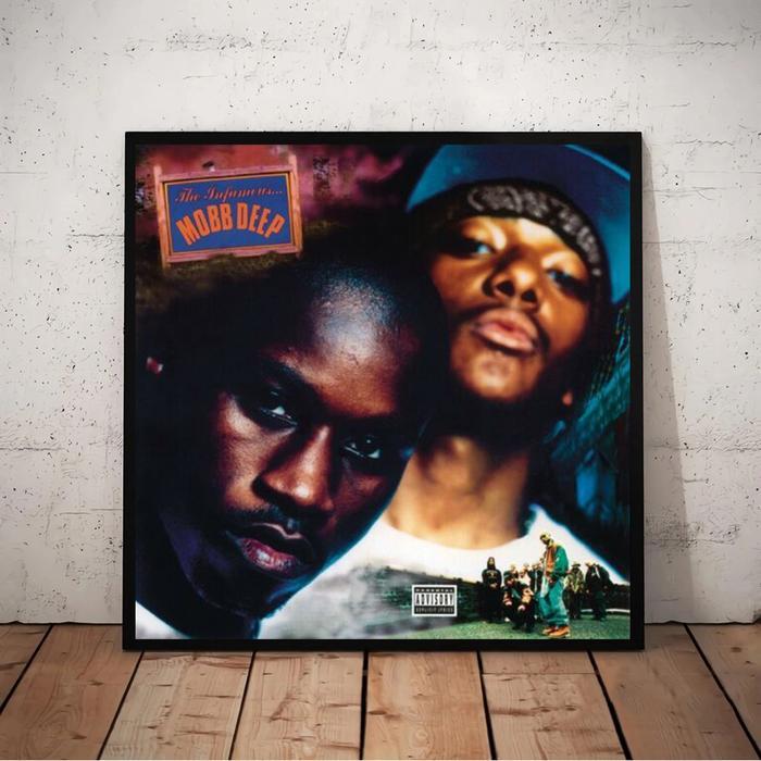 Mobb Deep The Infamous Art Hip Hop Rapper Music Album Cover Poster Prints Wall Art Canvas Painting