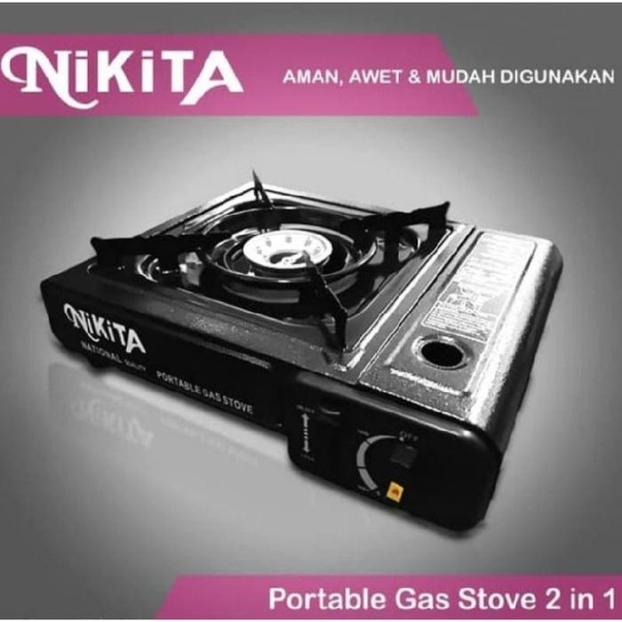 Kompor Gas Portable Nikita 2in1