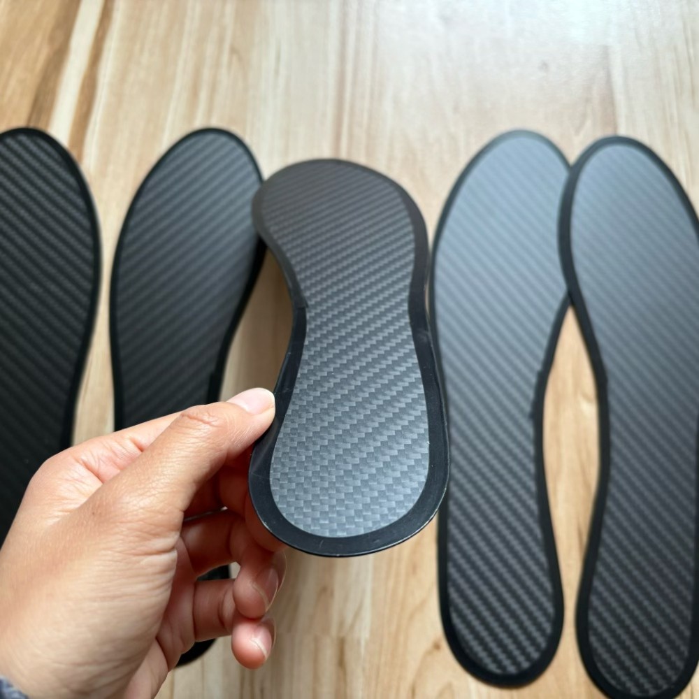 0.8mm 1mm 1.2mm Thickness Fiber Sporty Insole Carbon Insole Quality New 1 Pair Rigid Shoe Insert for