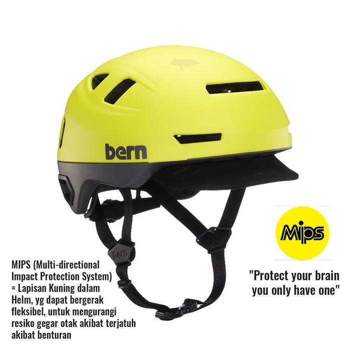 Bern Hudson Mips Helmet Matte Hyper Green
