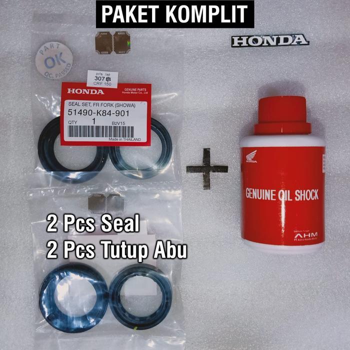 Seal Sil Shok Shock Depan Seal Set Fr Crf 150 Up Side Down Original