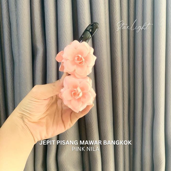 Starlight Bali Jepit Pisang Mawar Bangkok / jepit korea / jepit bunga Aksesoris Sanggul