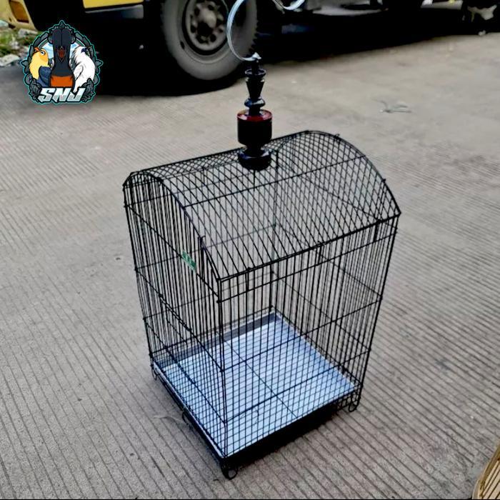 3 pcs Kandang Kotak Besi Gantung Sangkar Kotak Besi Beo Nuri Jalak