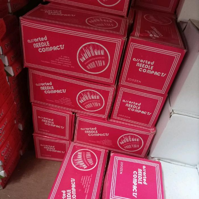 jarum jahit kecil 1box isi 2dozen kwalitas teruji