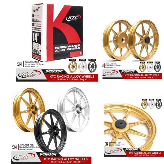 Velg Racing Ktc Spectre Vario 110 Old/ Beat Fi Karbu/ Scoopy Fi Carbu/ Velag Pelek Ktc Spectre