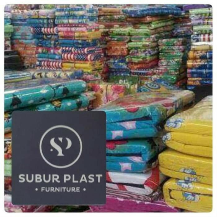 SUBUR PLAST Kasur Lipat Busa Dacron Murah 90x170x5 cm Praktis Hemat Tidur Nyenyak Kualitas Asli