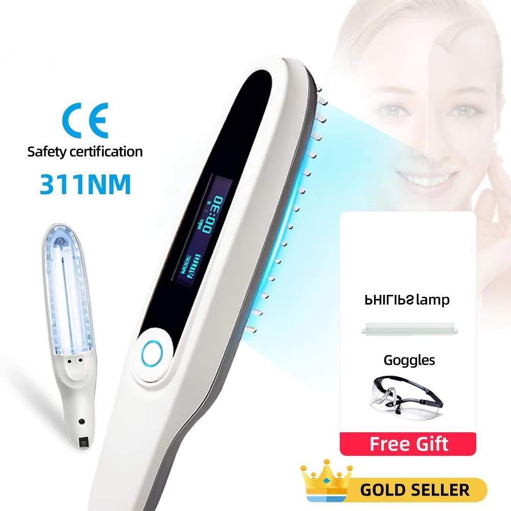311nm Uvb Phototherapy Narrowband Ultraviolet Device Uses Lamp UVB To Treat Vitiligo, Psoriasis,