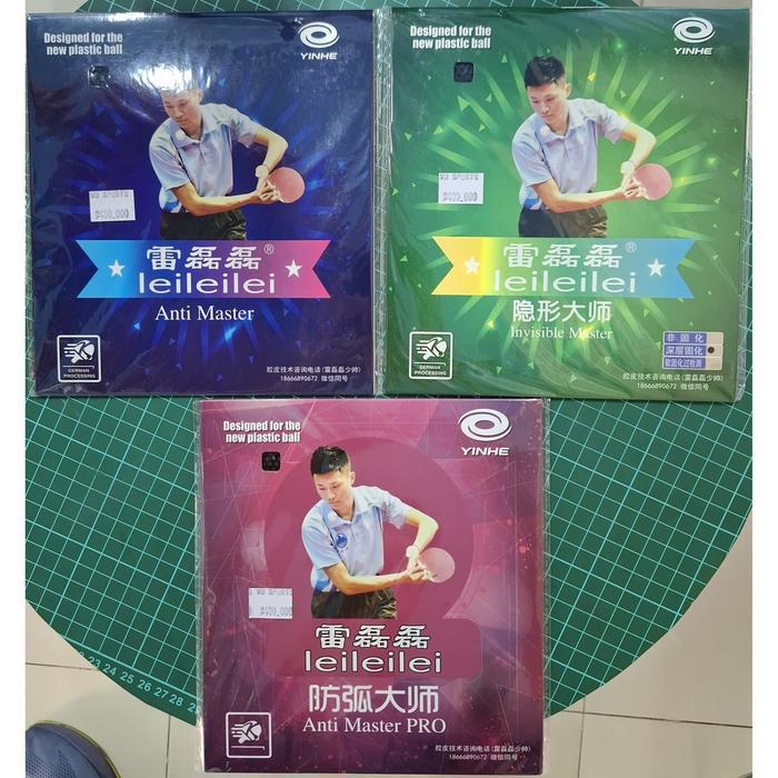 KARET TENIS MEJA BINTIK PANJANG OX YINHE LEI LEI LEI VIP (BINTIK PROSES PABRIK)