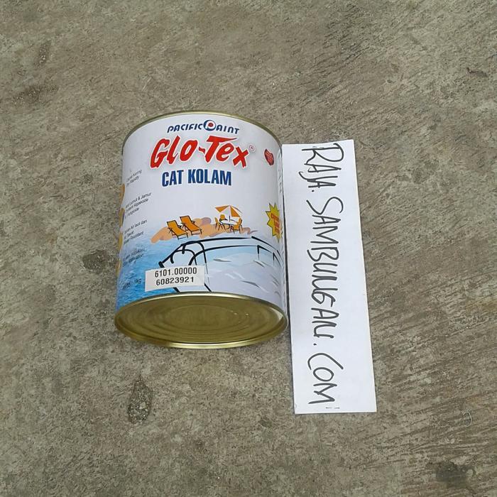 cat Glotex kolam putih cat bak air cat kolam ikan 1 kg putih MURAH