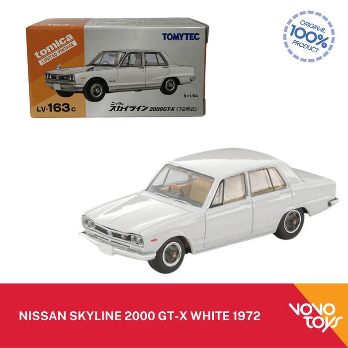 Tomica Limited Vintage TLV- 163c Nissan Skyline 2000 GT-X White 1972