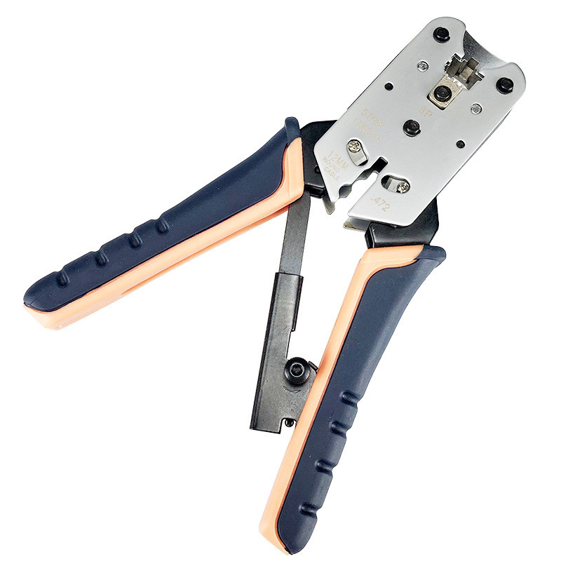 ZoeRax Network Crimping Tool Modular Crimper Networking Wire Tool Kit Cut and Strip Networking