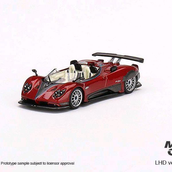 TEREMURAHTERLARIS READY SILAHKAN DIORDER MINIGT 432 PAGANI ZONDA HP BARCHETTA ROSSO DUBAI MINI GT