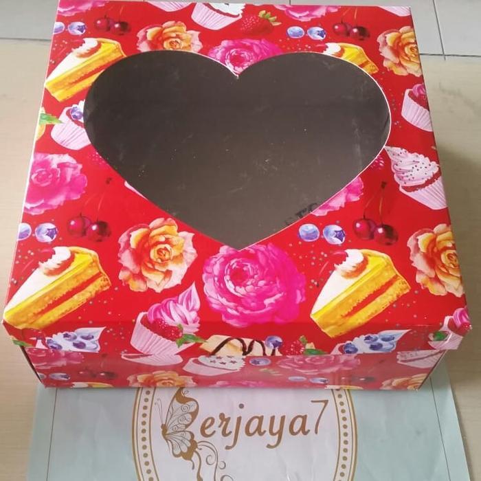 kardus kue tart 28x28x12