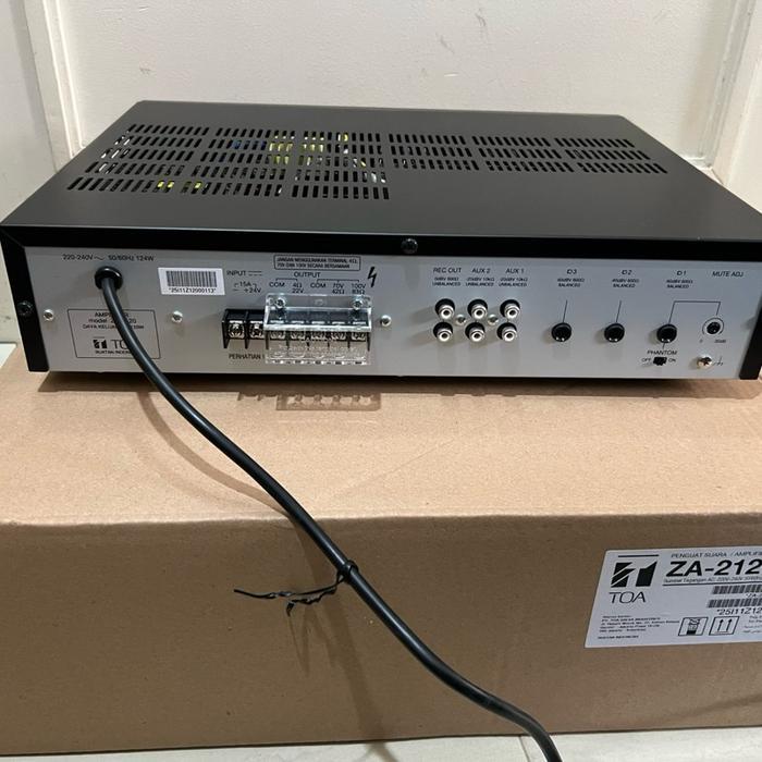 Amplifier Toa Za-2120 / Za2120 / Za 2120 Ampli 120 Watt Terjamin