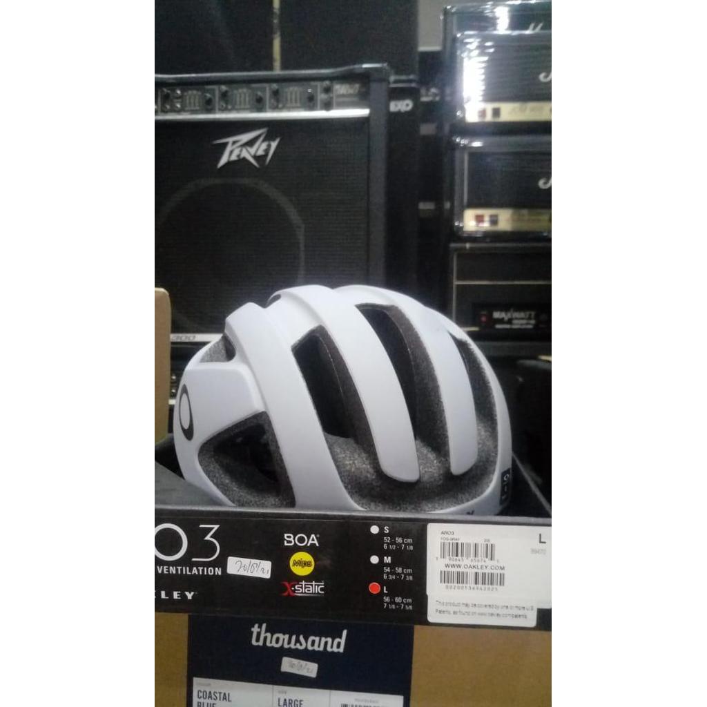 HELM SEPEDA OAKLEY ARO3 FOG GREY