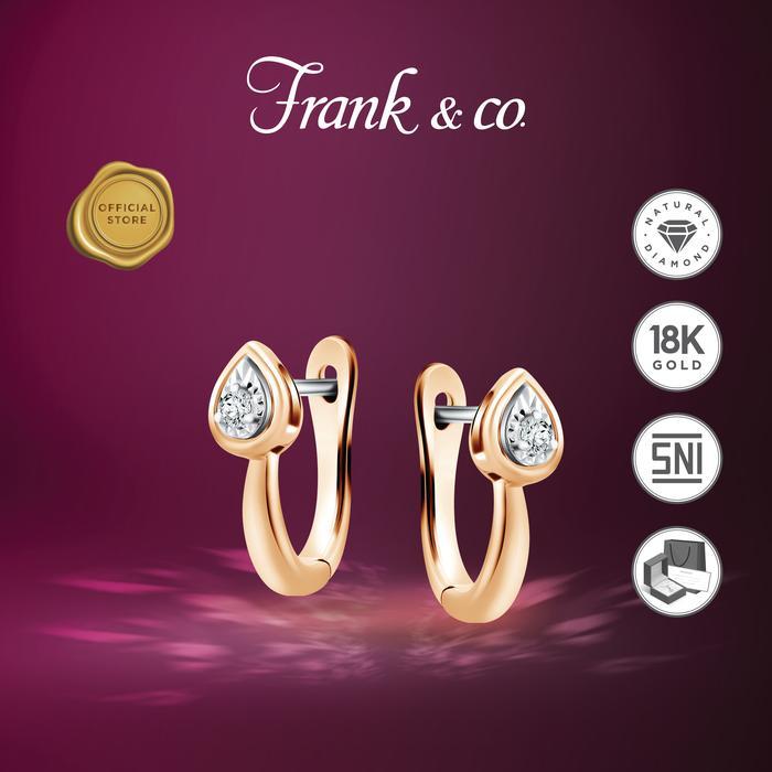 Frank & co. Fashion Teardrop Earring / Anting