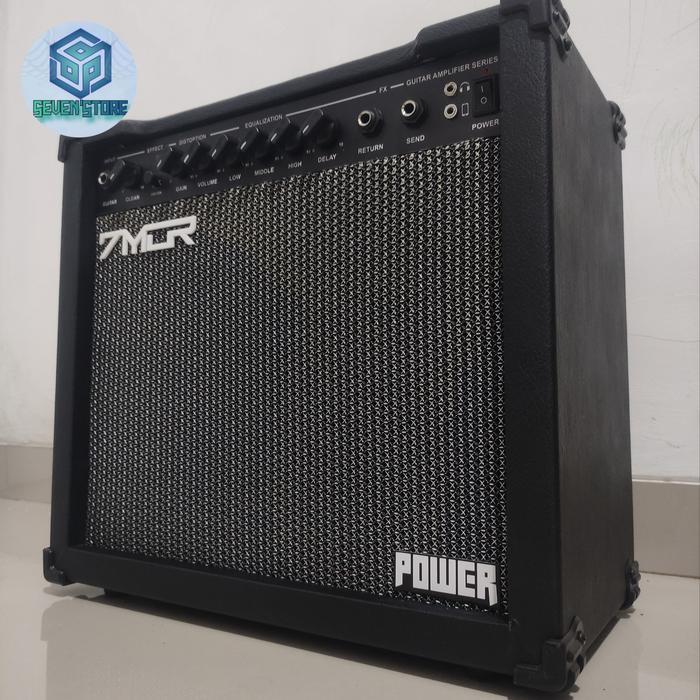 Ampli Gitar 8Inch Custom Marshall Spek Lengkap Suara Mantap Hitam Amplifier Metal Guitar Terjamin