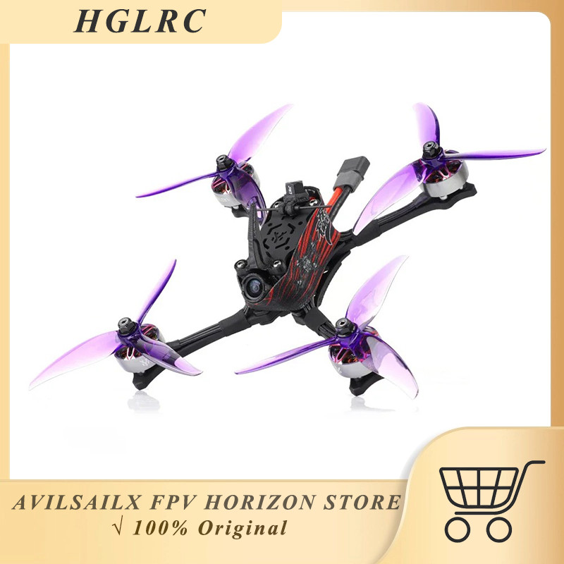 HGLRC Wind5 Lite V2 5inch FPV Racing Drone F722 Flight Controller 60A ESC 2306.5 1900KV 350mW VTX