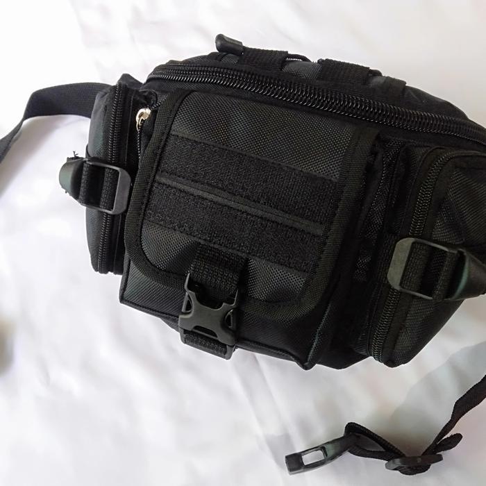 Waist Bag Pria Tas Selempang Pinggang Army Tactical Army