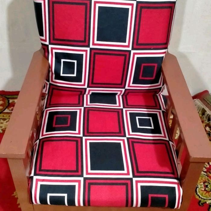 10Pcs Cover Petak Sarung Kursi Kayu Busa Petak 50X50X10Cm Kain Katun Dengan Resleting Bebas Dicuci