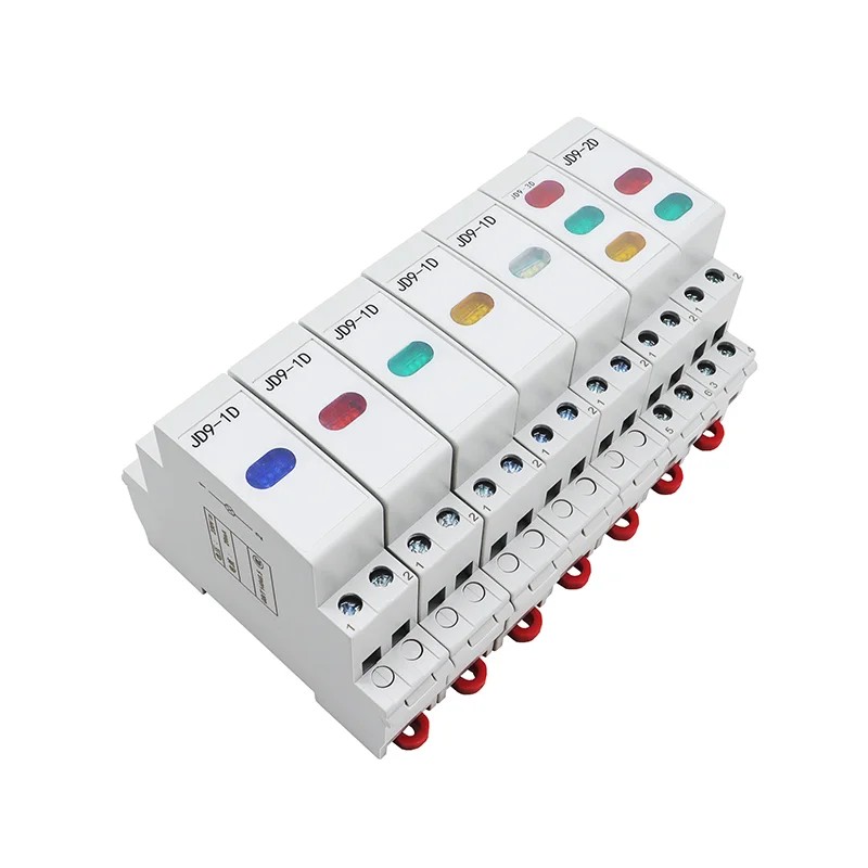 Led Pilot Lamp 24V 230V Ac/Dc Din Rail Industrial Single Double Light Display Three Light Indicator