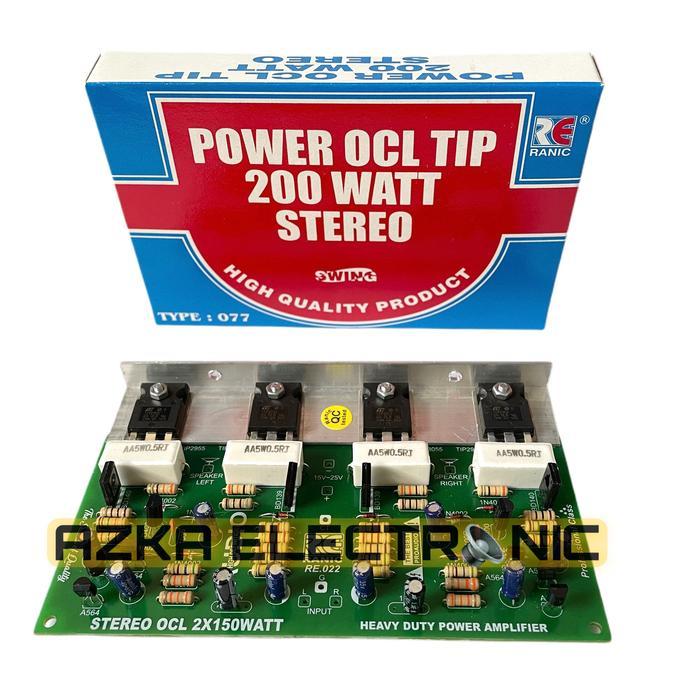 Promo Kit Power Amplifier Ocl 200 Watt Stereo