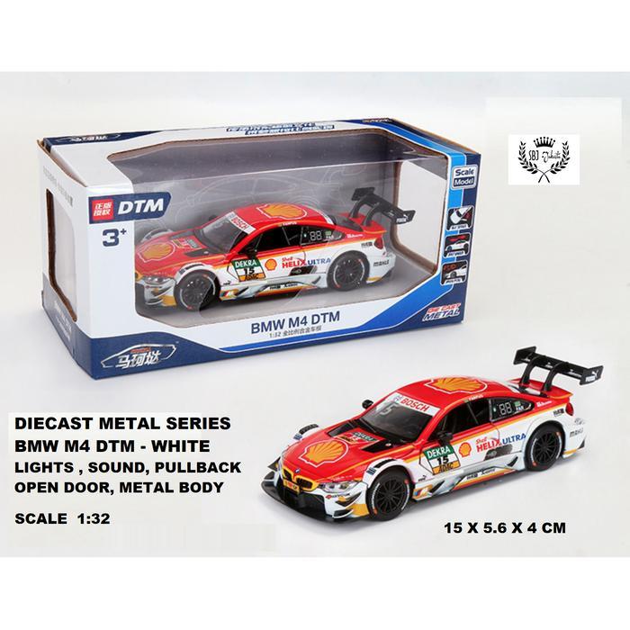 DIECAST MINIATUR MOBIL BMW M4 DTM METAL SERIES 1:32 PREMIUM QUALITY