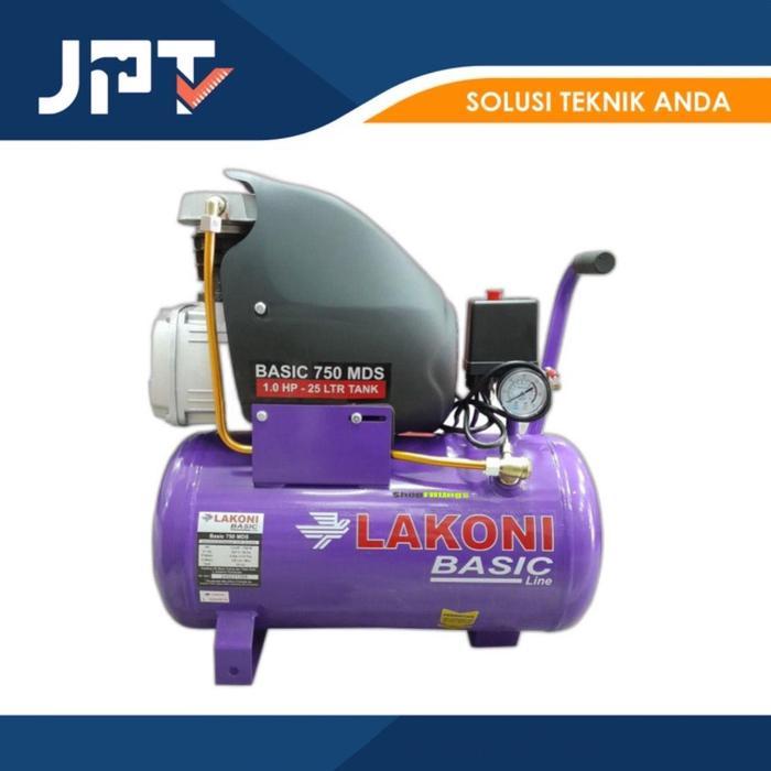 Kompresor 1 HP Basic 750 MDS (25 Liter) Merk Lakoni