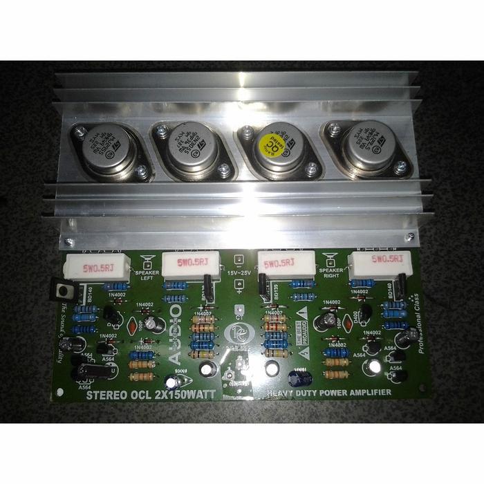 Kit Power Amplifier Ocl 150 Watt Stereo Tr Jengkol Terpercaya