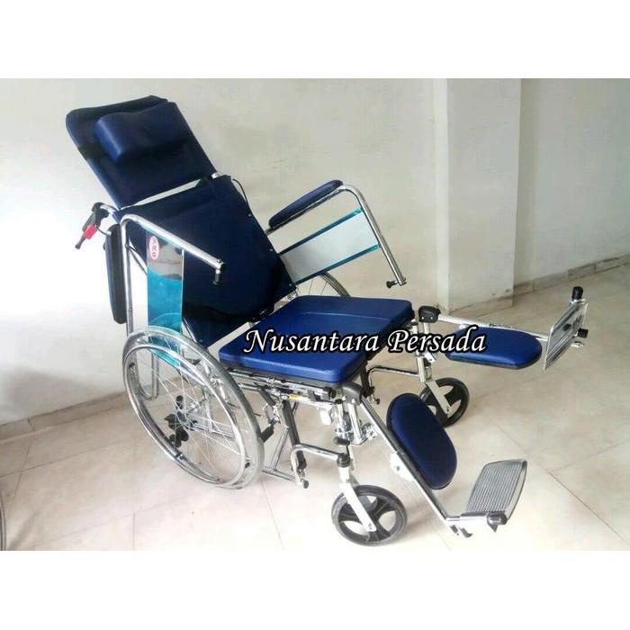 Kursi Roda Avico 4 in 1 ( Tempat Tidur + BAB + Selonjor ) Multifungsi