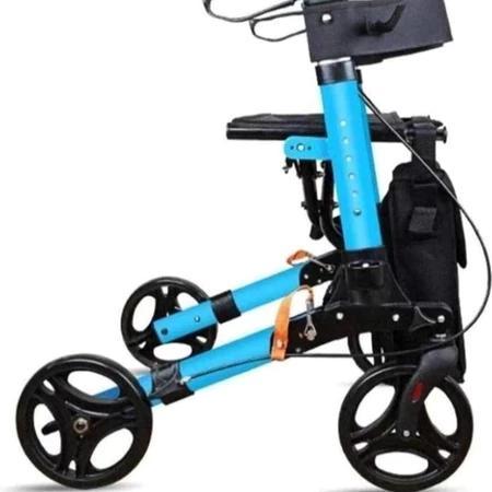 Alat Bantu Jalan Rollator Walker Disabilitas Kursi Roda Lansia Lipat Ringan