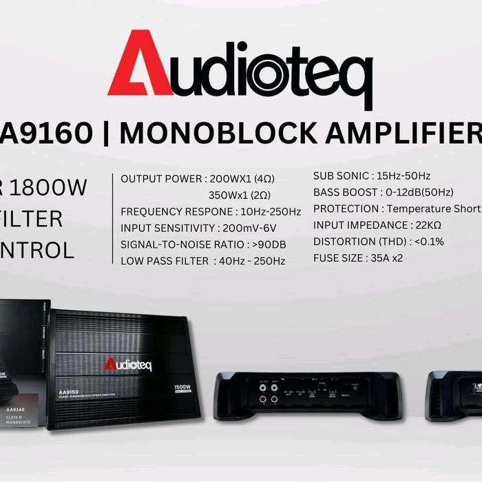 PROMO [Exclusive GT CARFanatics] Power Audioteq AA9160 1800W