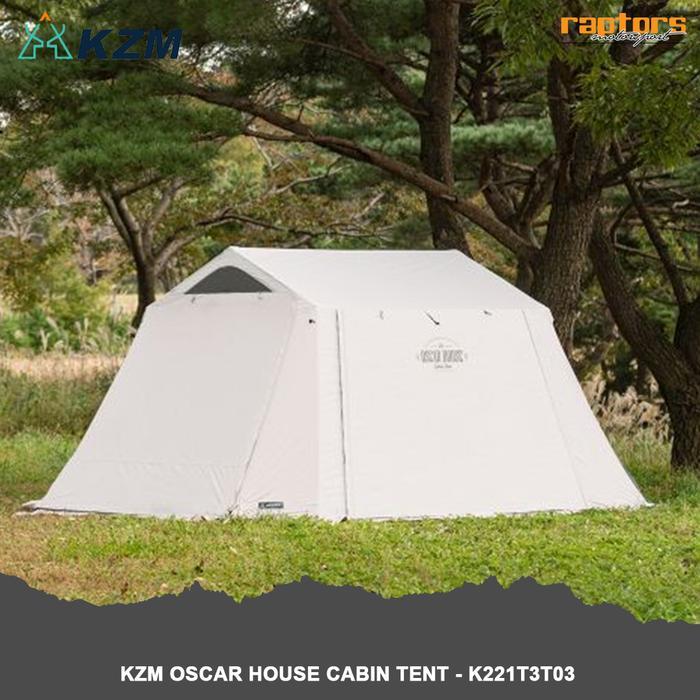 KZM OSCAR HOUSE CABIN TENT - K221T3T03