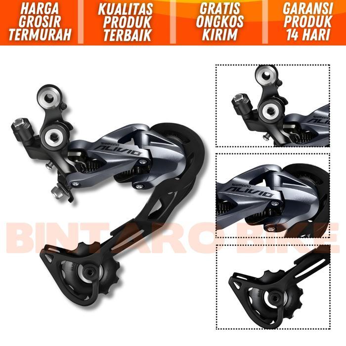 Shimano - Rd Alivio 8/9/10 Speed Rear Derailleur M4000 Sepeda Lipat Mtb Roadbike Dll