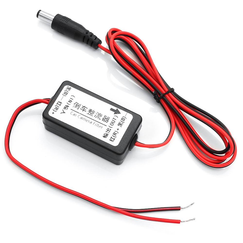Terbatas ​Car Rear View Rectifier 12V DC Power Relay Capacitor Filter Connector for Backup Auto Car 