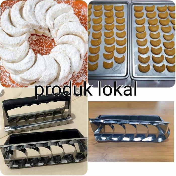 cetakan kue putri salju( bulan sabit)