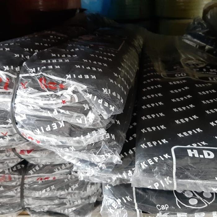 "New" Plastik sampah hitam/hd hitam sampah merk KEPIK UK 90x120