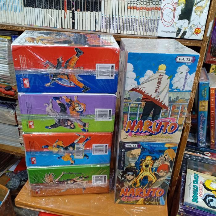 komik cerita anak Naruto 1 set 72 komik
