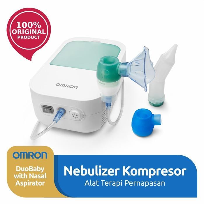Omron Compressor Duo Baby Nebulizer NE-C301 Alat Terapi UAP Bayi Anak Obat