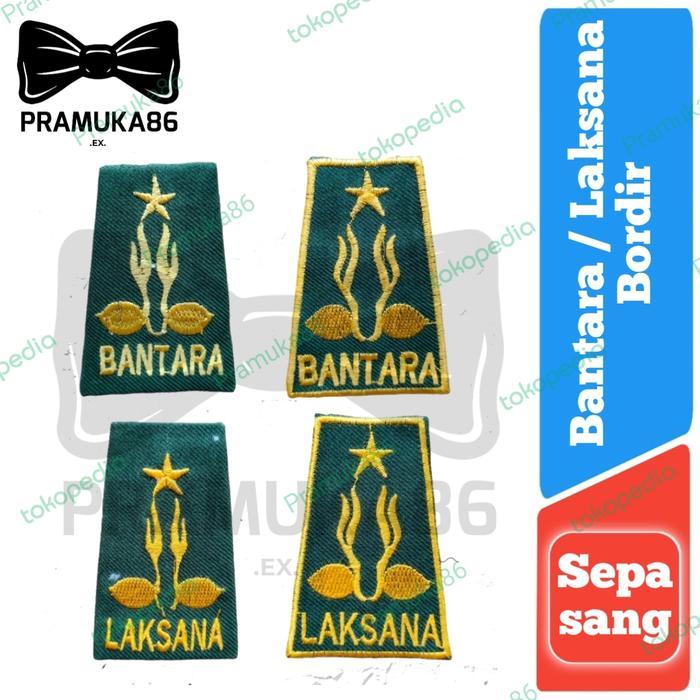 Sepasang Tku Evolet Pramuka - Tanda Pundak Pramuka Bordir