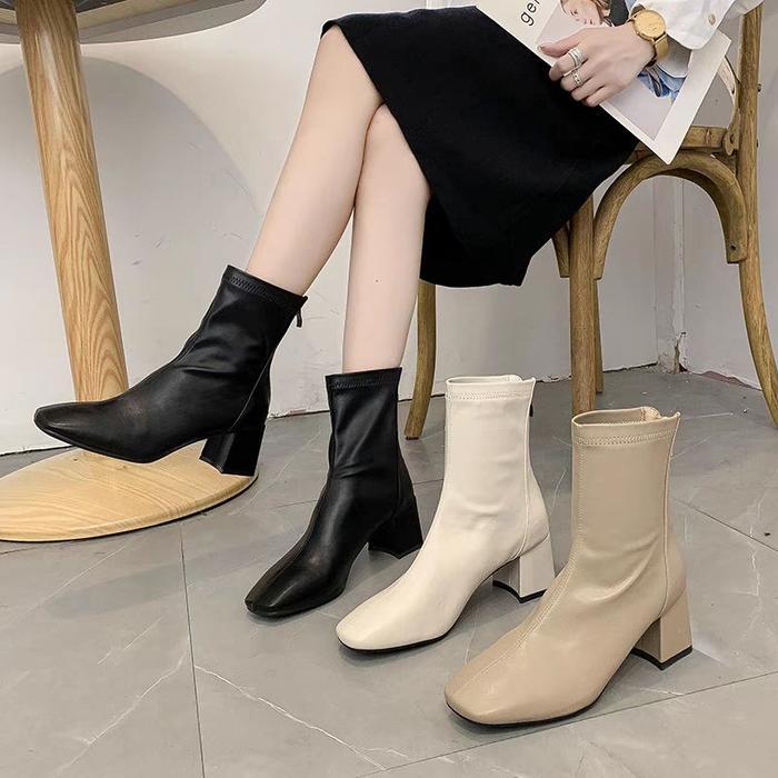 Sepatu Boots Wanita Tinggi 5cm Fashion Sepatu wanita boots High korean style Boots