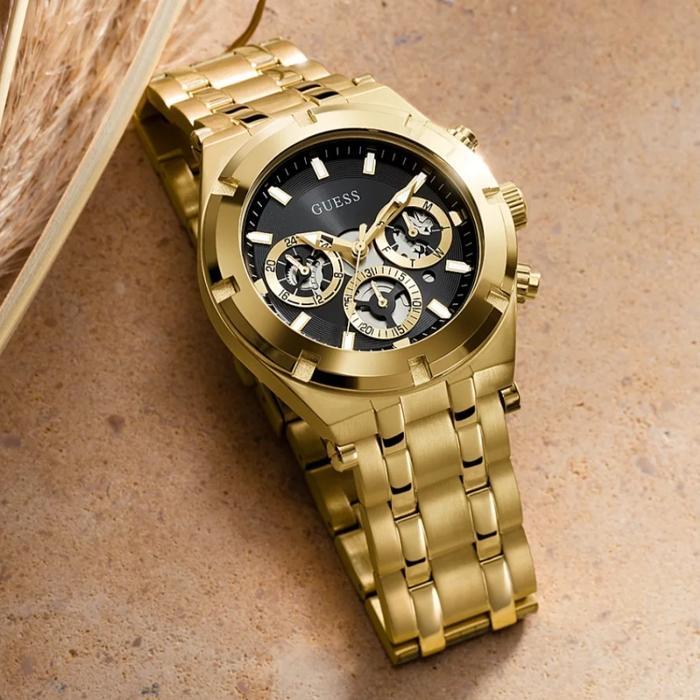 (Jual-1225) Jam Tangan Pria Guess Original GW0260G1 GW0260G2 Stainless Fullset