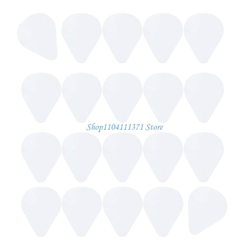 P9FC 20Pcs Flute Fingers Pad Flute Antislip Sticker Woodwind Instrument Accessories