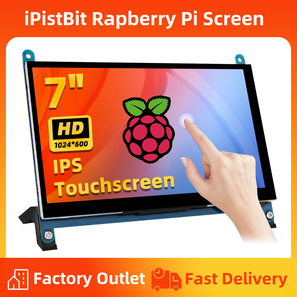 raspberry pi 7 inch screen, IPS TFT LCD HDMI Display Touch Screen Monitor 1024*600
