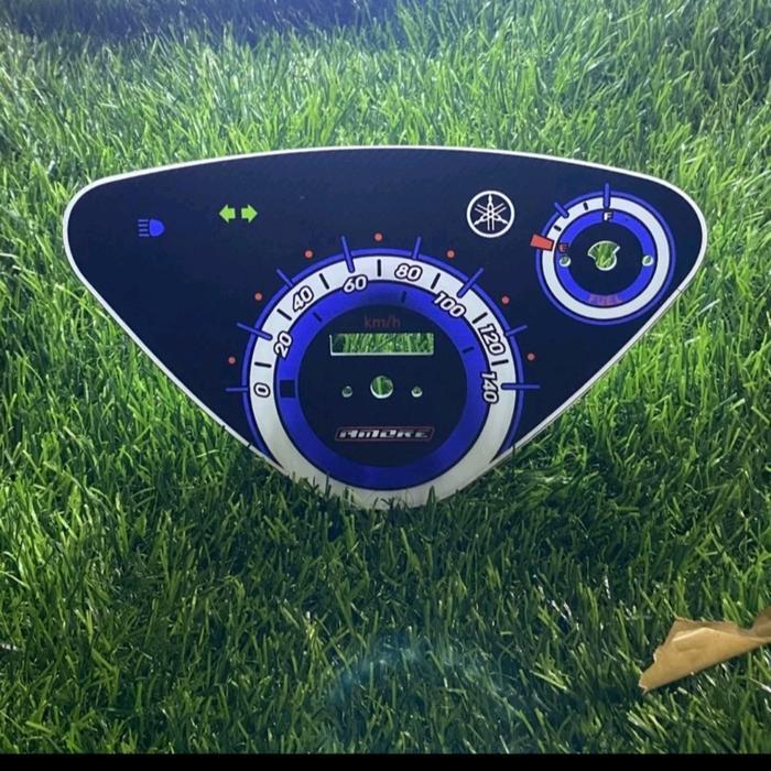 Papan Spidometer Mio Custom Putih Biru Mio Smile Mio Sporty