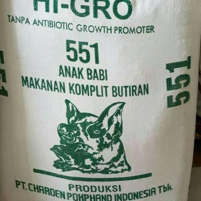 Pur Babi 551 Karungan Isi 50 Kg - Pakan Hewan Ternak