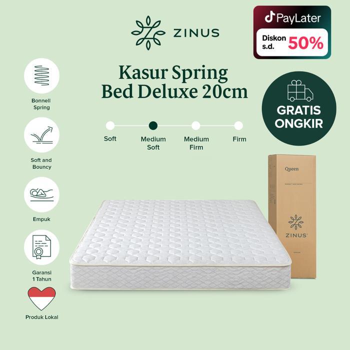 Kasur in a box Spring Bed Zinus Tebal 20cm Furniture