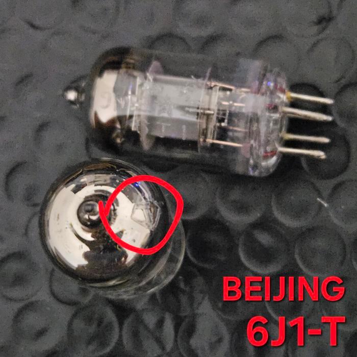 NEW SPARE-PARTS Tube 6J1 Beijing for Tube Preamp PAIR - 6J1-T BEIJING