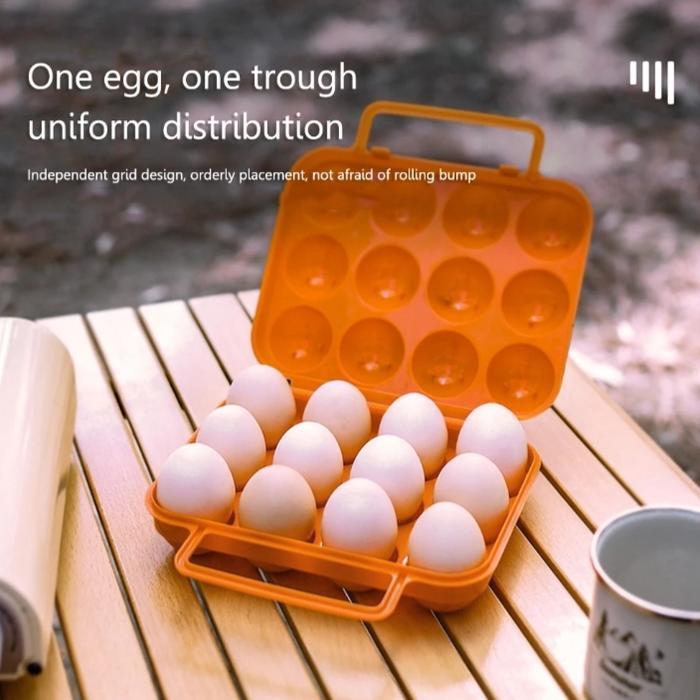 Kotak Telor Outdoor Tempat Telur Camping Holder Egg Case